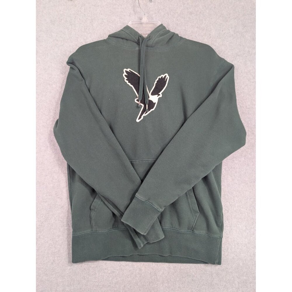 American Eagle Hoodie Mens Small Pullover Embroidered Flying Eagle Sweatshirt